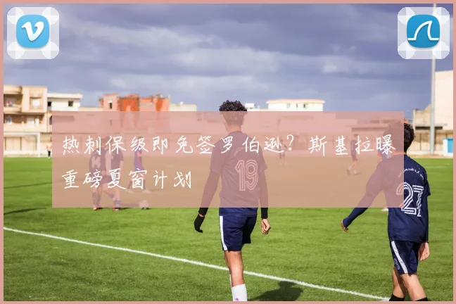 热刺保级即免签罗伯逊？斯基拉曝重磅夏窗计划