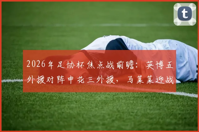 2026年足协杯焦点战前瞻:英博五外援对阵申花三外援,马莱莱迎战旧主,吴曦领衔本土中场